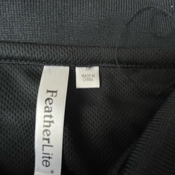 Featherlite gray polo mens / 2xl - Picture 3 of 4